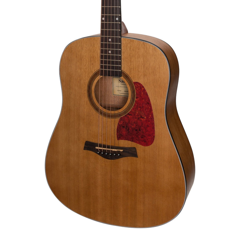 -Sanchez Acoustic Dreadnought Guitar (Acacia)-Living Music