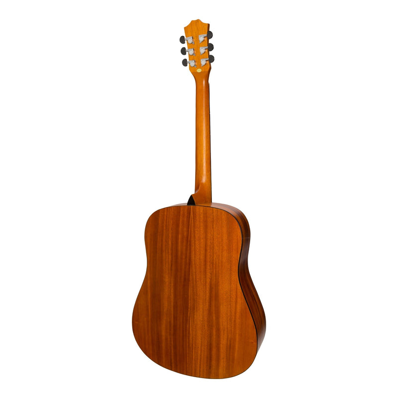 SP-D2-KOA-Sanchez Acoustic Dreadnought Guitar Pack (Koa)-Living Music