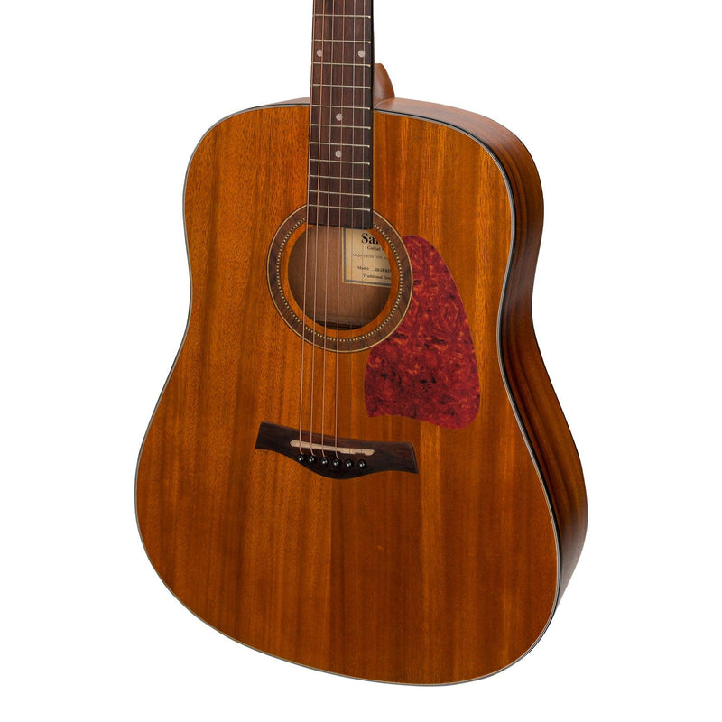 SP-D2-KOA-Sanchez Acoustic Dreadnought Guitar Pack (Koa)-Living Music