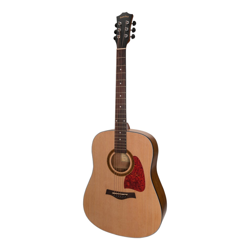 -Sanchez Acoustic Dreadnought Guitar Pack (Spruce/Acacia)-Living Music