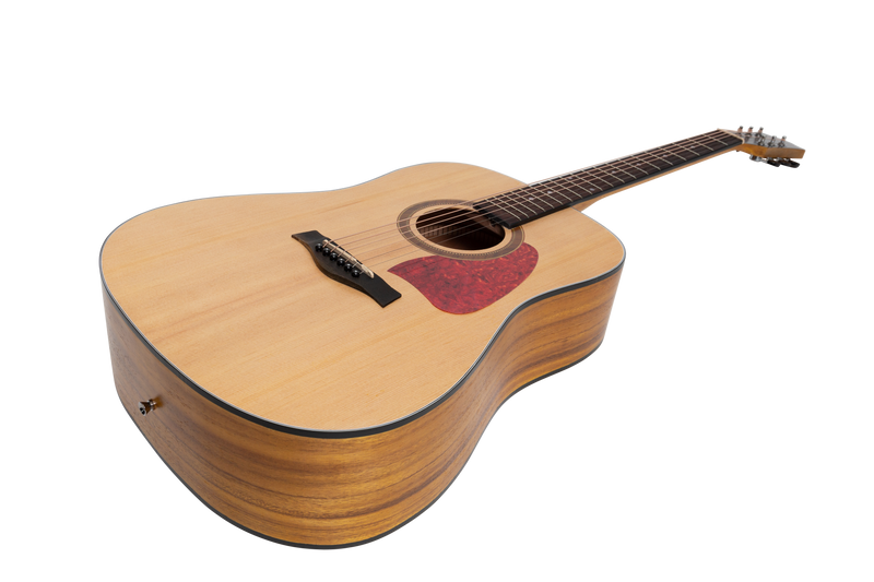 SP-D2-SK-Sanchez Acoustic Dreadnought Guitar Pack (Spruce/Koa)-Living Music