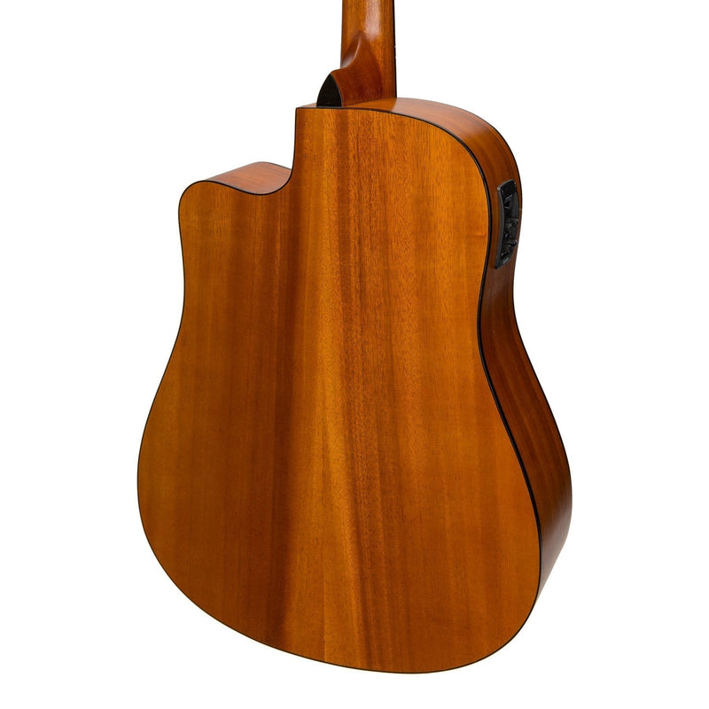 SDC-18-KOA-Sanchez Acoustic-Electric Dreadnought Cutaway Guitar (Koa)-Living Music