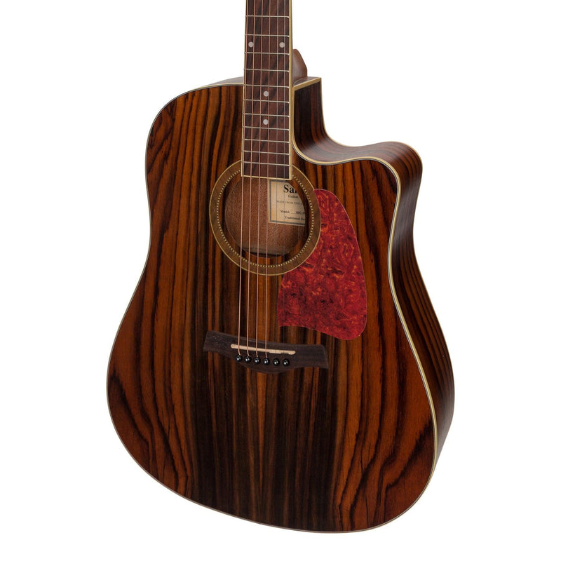 SP-D4-RWD-Sanchez Acoustic-Electric Dreadnought Cutaway Guitar Pack (Rosewood)-Living Music