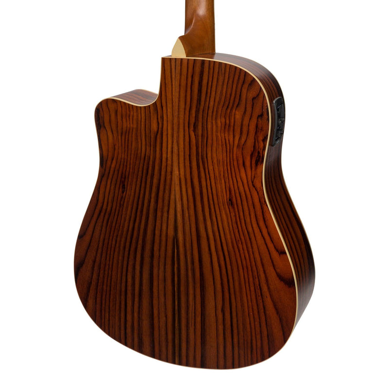 -Sanchez Acoustic-Electric Dreadnought Cutaway Guitar Pack (Rosewood)-Living Music