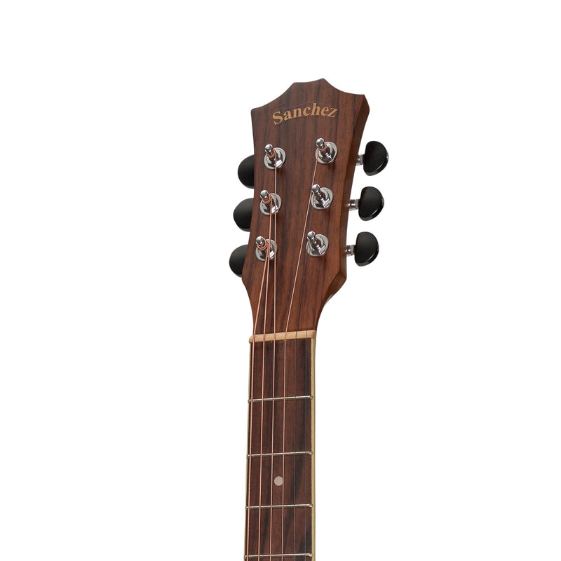 SP-D4-RWD-Sanchez Acoustic-Electric Dreadnought Cutaway Guitar Pack (Rosewood)-Living Music