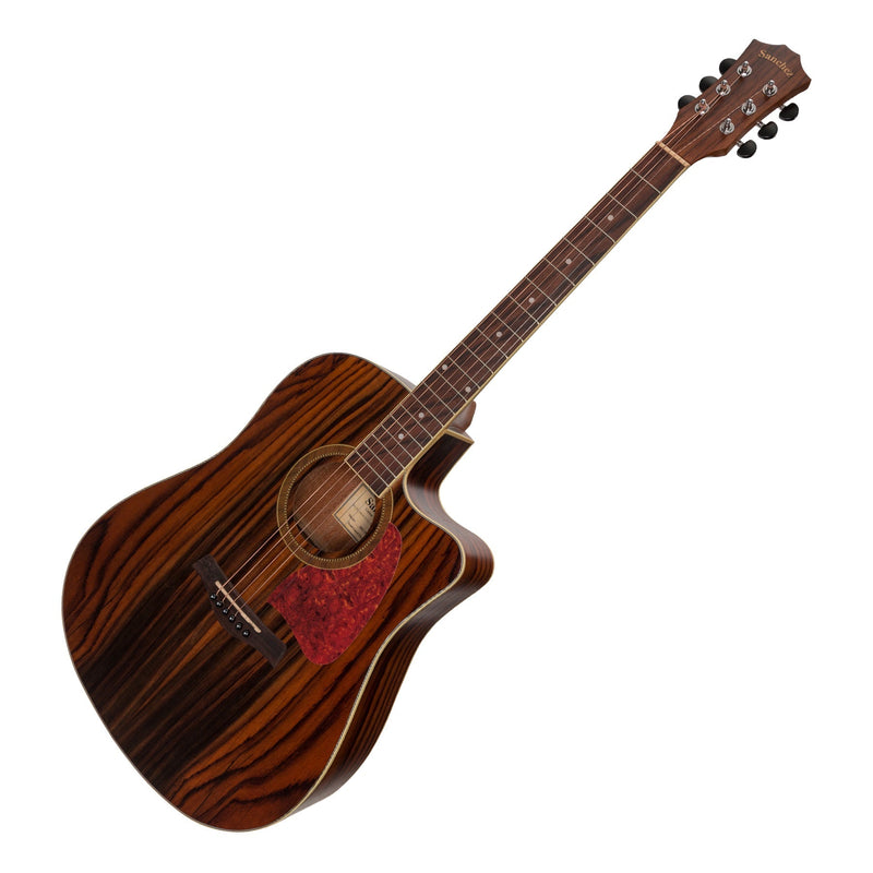 -Sanchez Acoustic-Electric Dreadnought Cutaway Guitar Pack (Rosewood)-Living Music