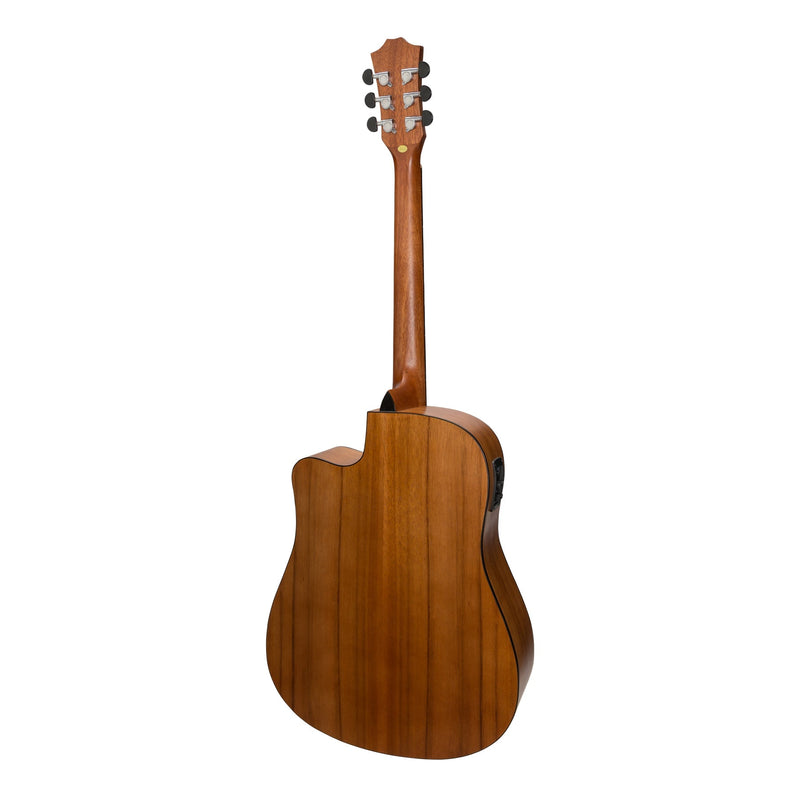-Sanchez Acoustic-Electric Dreadnought Cutaway Guitar Pack (Spruce/Acacia)-Living Music