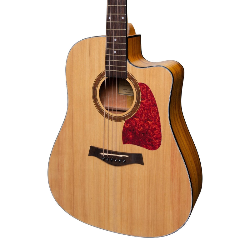 SDC-18-SK-Sanchez Acoustic-Electric Dreadnought Cutaway Guitar (Spruce/Koa)-Living Music