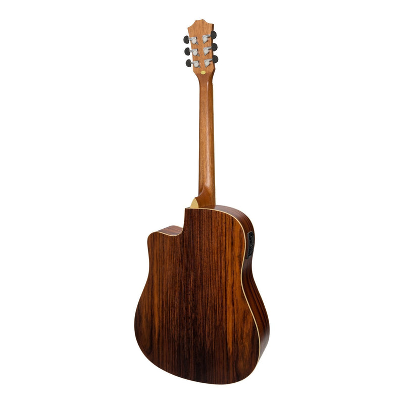-Sanchez Acoustic-Electric Dreadnought Cutaway Guitar (Spruce/Rosewood)-Living Music