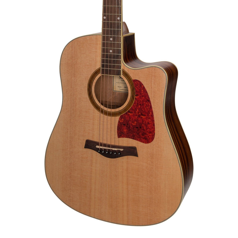-Sanchez Acoustic-Electric Dreadnought Cutaway Guitar (Spruce/Rosewood)-Living Music