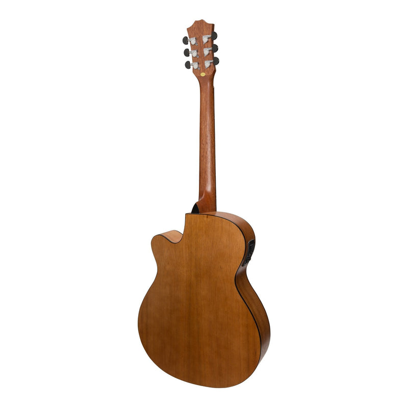 -Sanchez Acoustic-Electric Small Body Cutaway Guitar (Acacia)-Living Music