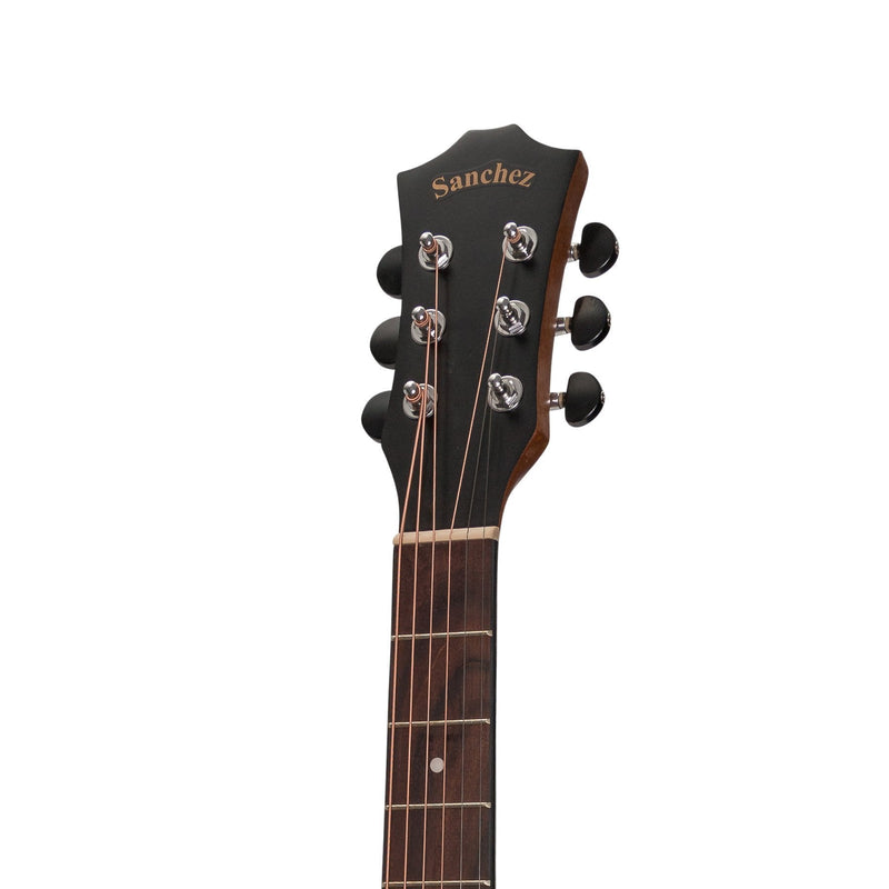 -Sanchez Acoustic-Electric Small Body Cutaway Guitar (Acacia)-Living Music