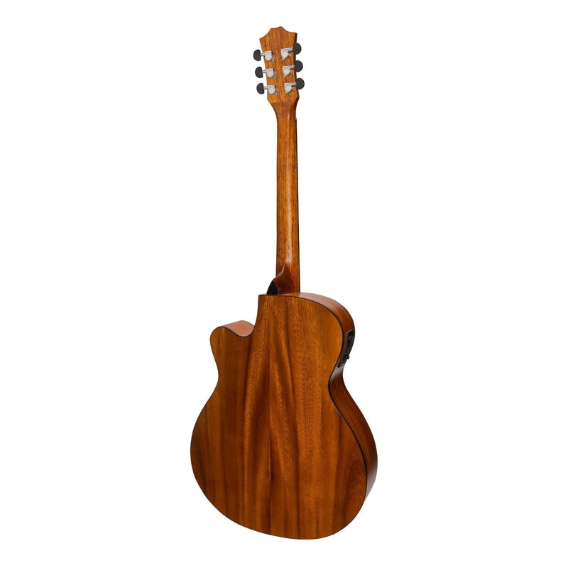 -Sanchez Acoustic-Electric Small Body Cutaway Guitar (Koa)-Living Music