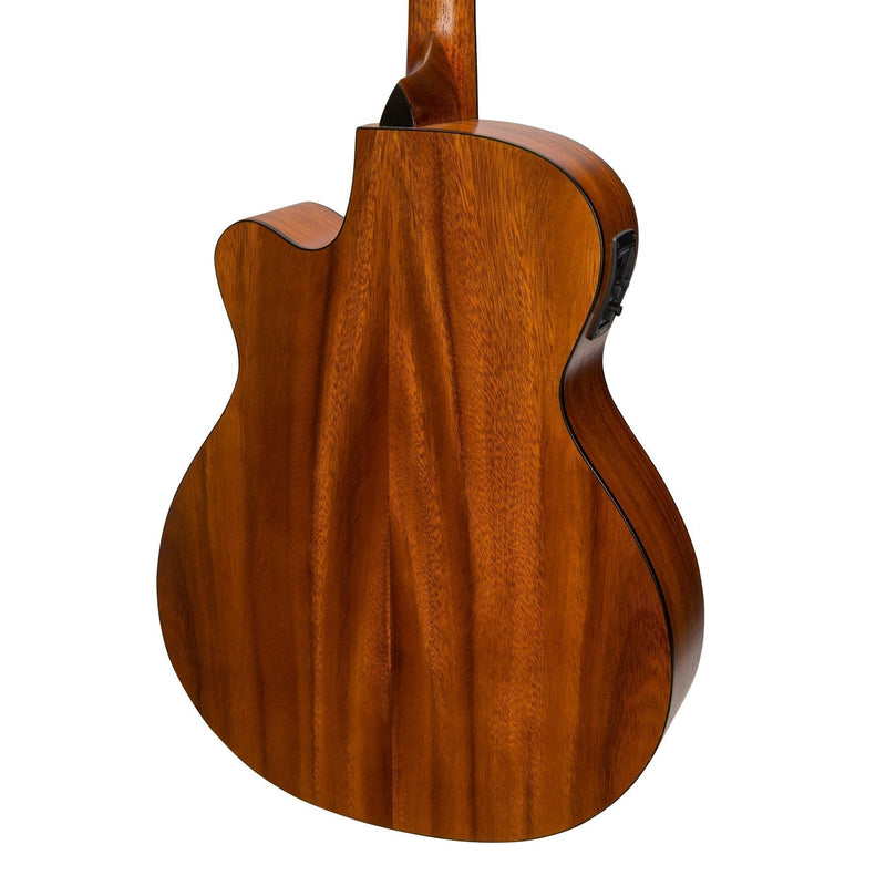 -Sanchez Acoustic-Electric Small Body Cutaway Guitar (Koa)-Living Music
