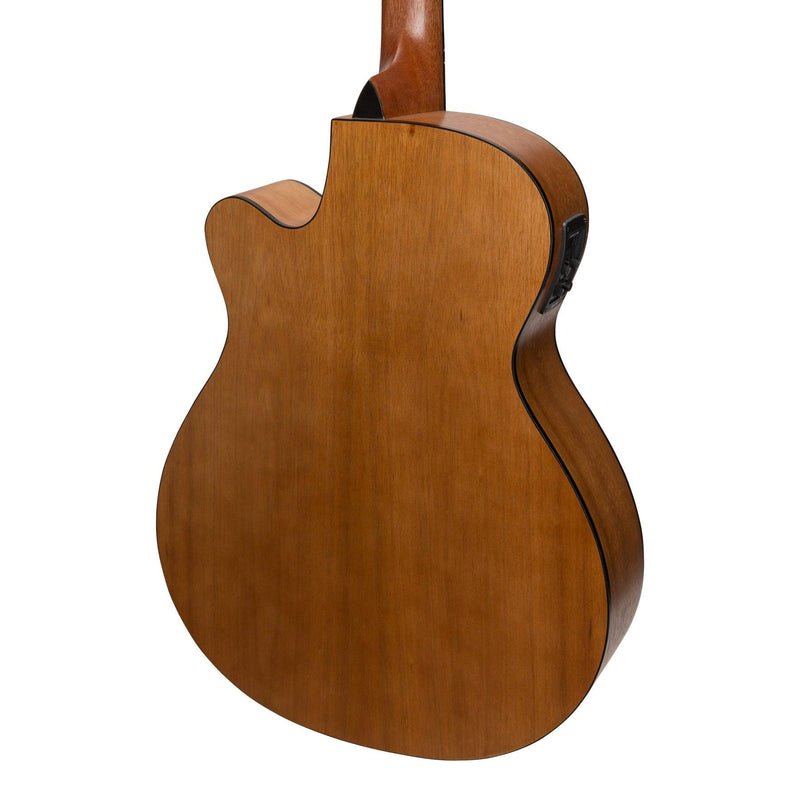 -Sanchez Acoustic-Electric Small Body Cutaway Guitar Pack (Acacia)-Living Music
