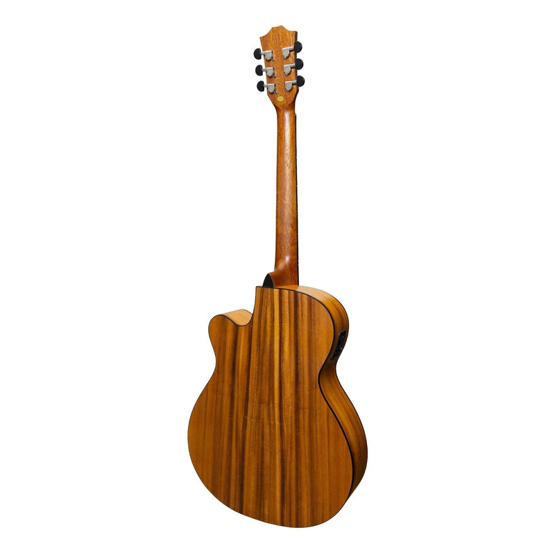 SFC-18-SK-Sanchez Acoustic-Electric Small Body Cutaway Guitar (Spruce/Koa)-Living Music