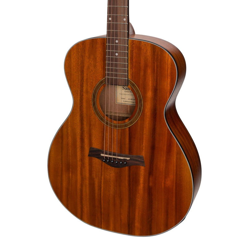 -Sanchez Acoustic-Electric Small Body Guitar Pack (Koa)-Living Music