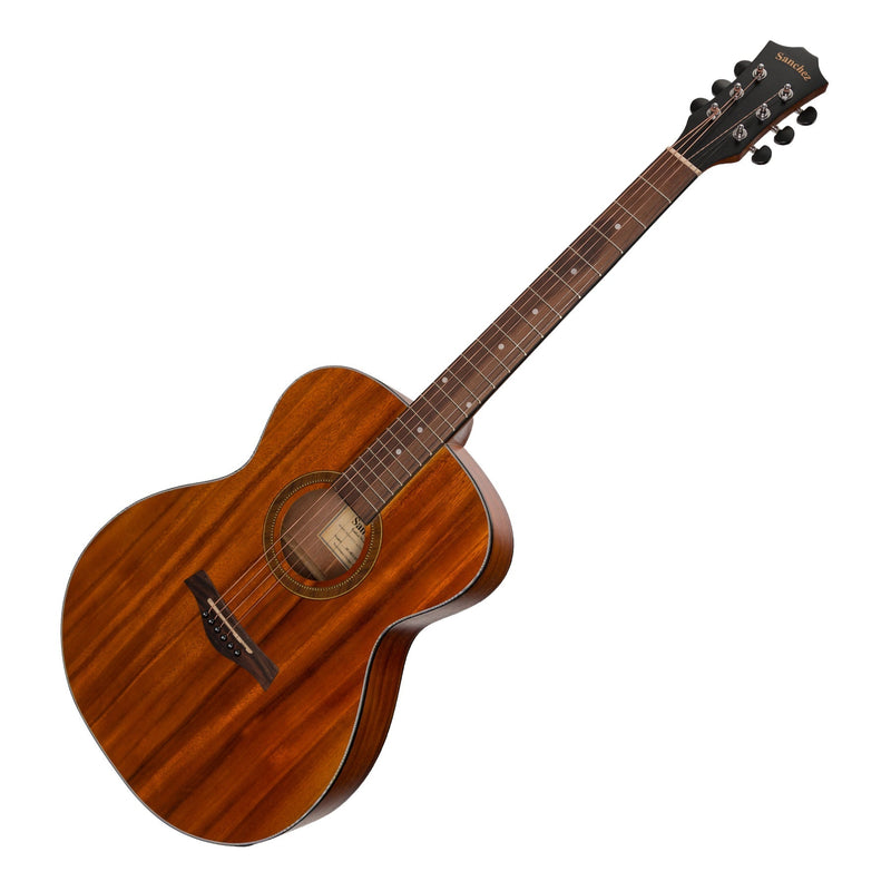 SP-F2ET-KOA-Sanchez Acoustic-Electric Small Body Guitar Pack (Koa)-Living Music