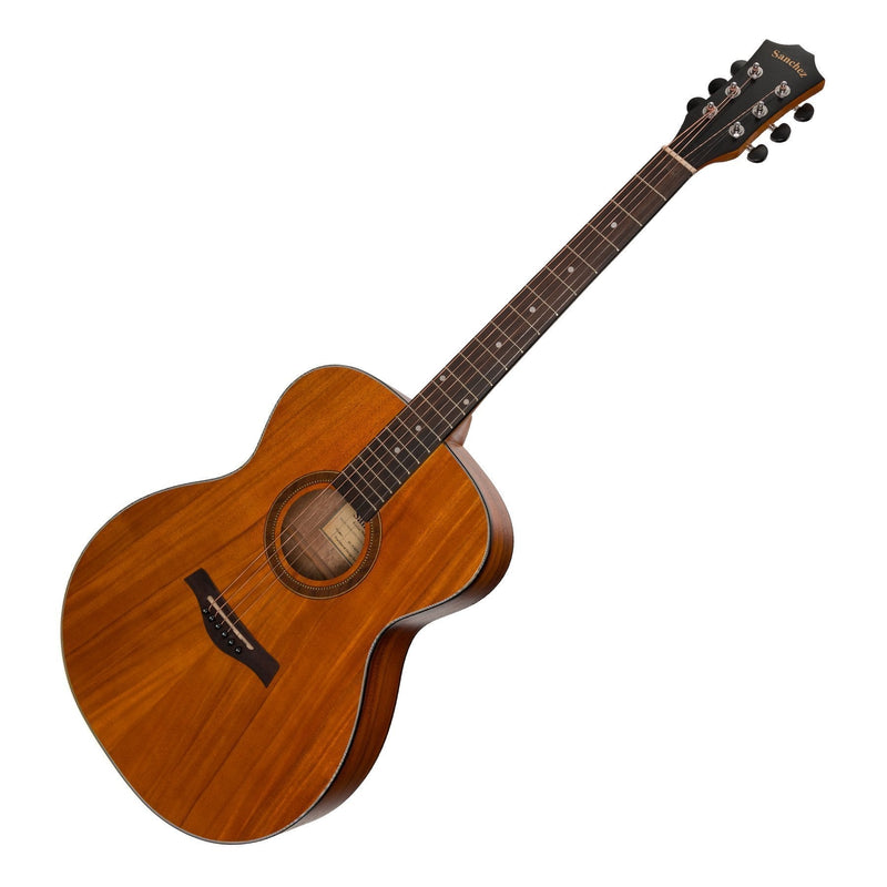 SF-18-KOA-Sanchez Acoustic Small Body Guitar (Koa)-Living Music