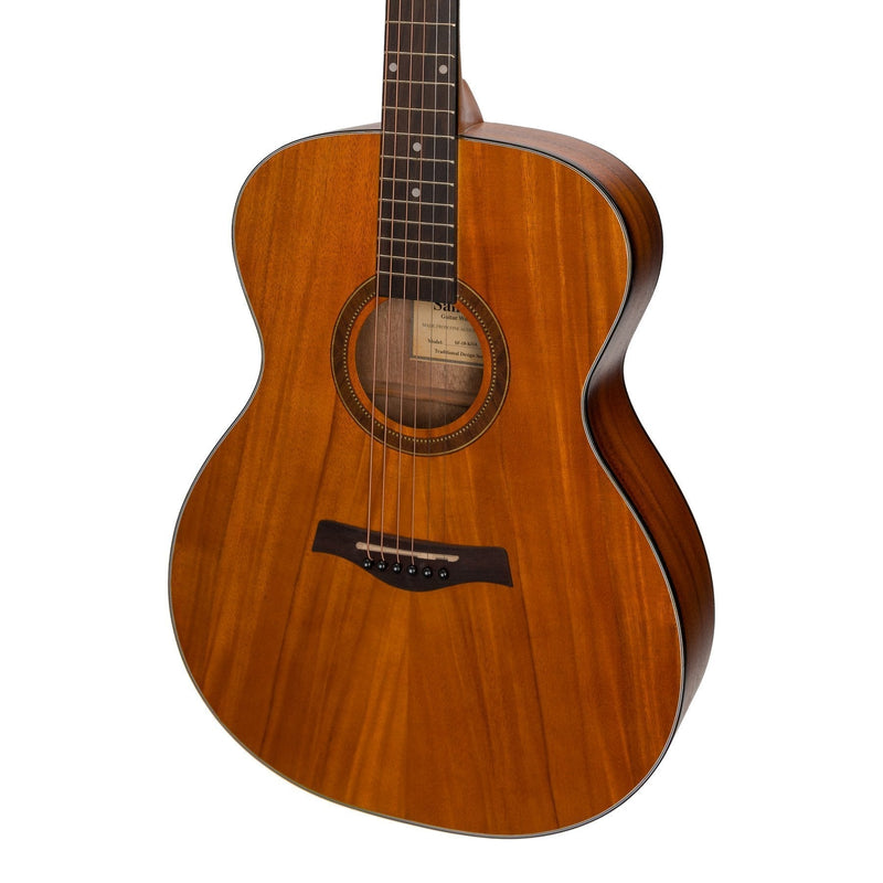 SF-18-KOA-Sanchez Acoustic Small Body Guitar (Koa)-Living Music