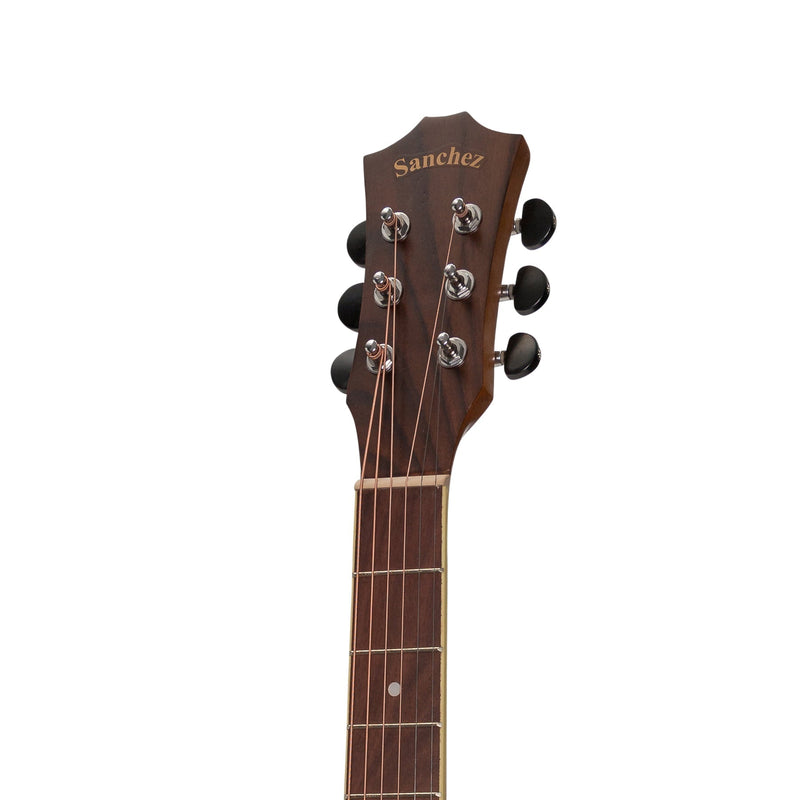 -Sanchez Acoustic Small Body Guitar Pack (Spruce/Rosewood)-Living Music
