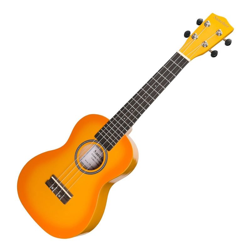 -Sanchez 'Colourburst Series' Concert Ukulele (Golden Sunburst)-Living Music