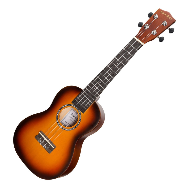 -Sanchez 'Colourburst Series' Concert Ukulele (Old Vintageburst)-Living Music