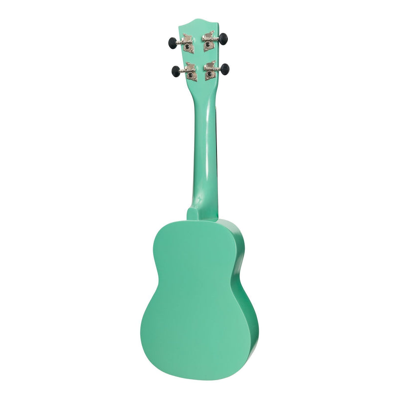 SU-CB20-GR-Sanchez 'Colourburst Series' Soprano Ukulele (Greenburst)-Living Music