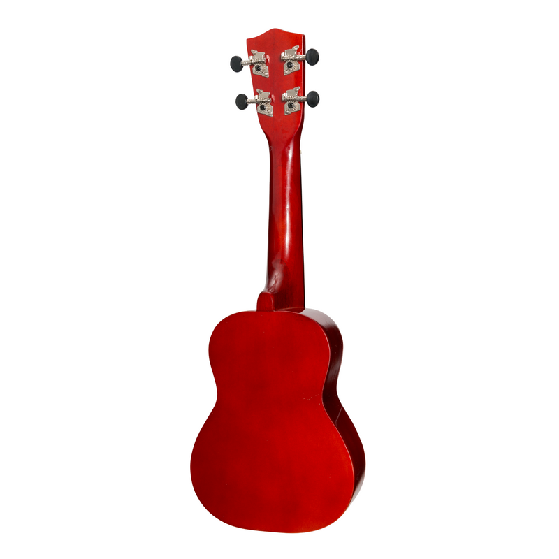 SU-CB20-RD-Sanchez 'Colourburst Series' Soprano Ukulele (Redburst)-Living Music