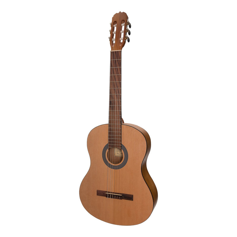 SS-C39-SA-Sanchez Full-size Size Student Classical Guitar with Gig Bag (Spruce/Acacia)-Living Music