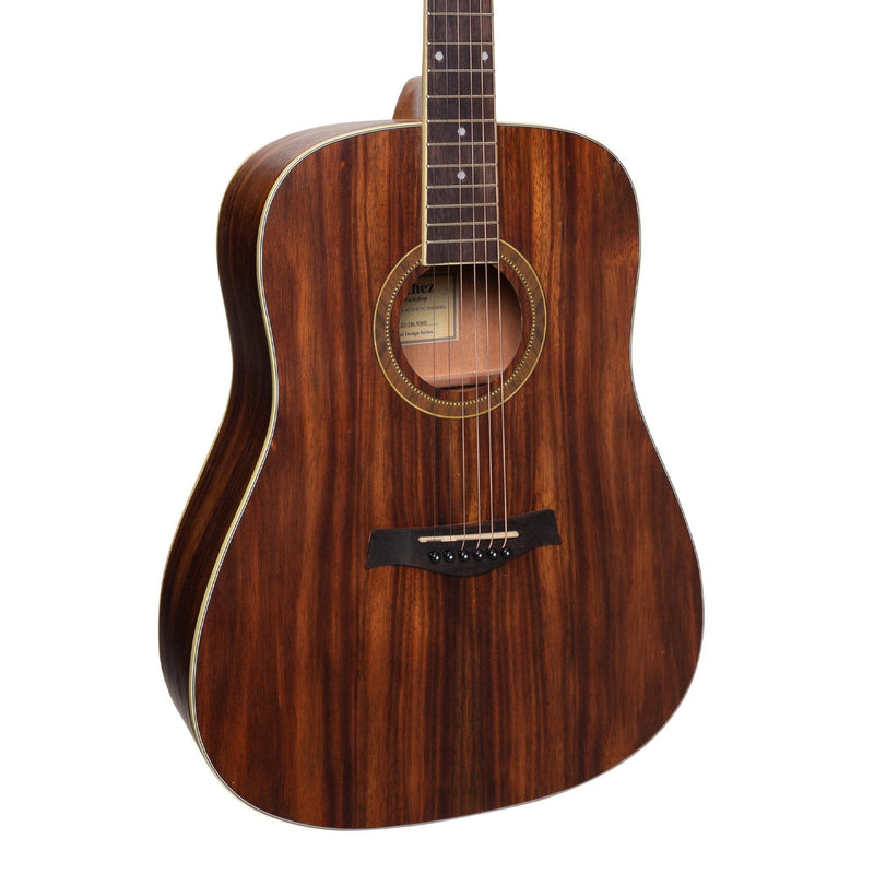 -Sanchez Left Handed Acoustic Dreadnought Guitar (Rosewood)-Living Music