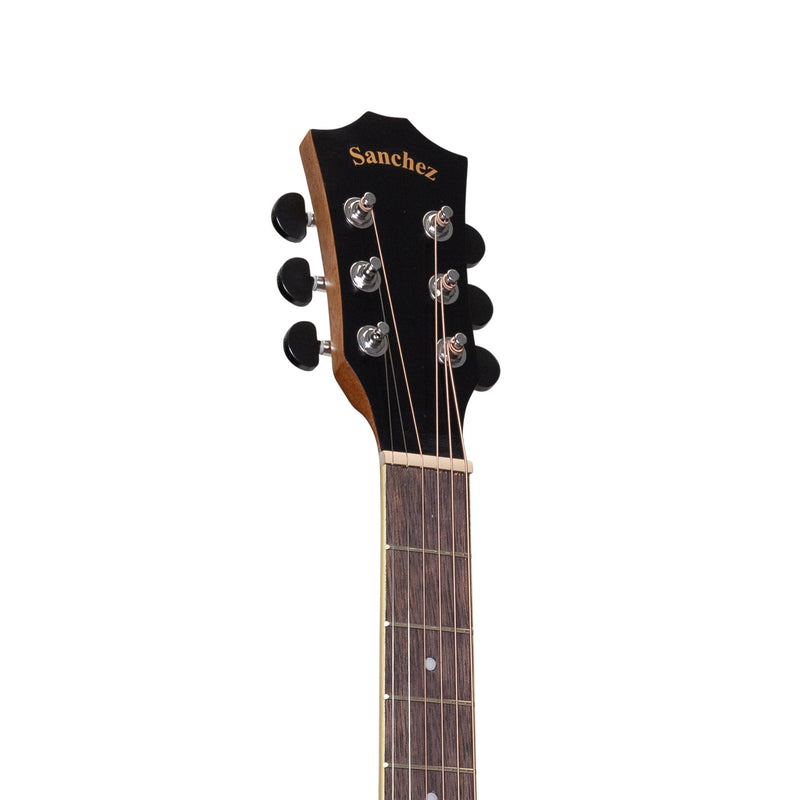 -Sanchez Left Handed Acoustic Dreadnought Guitar (Rosewood)-Living Music
