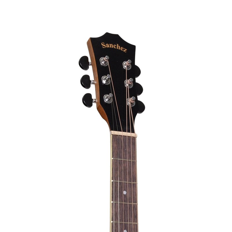 SD-18L-RWD-Sanchez Left Handed Acoustic Dreadnought Guitar (Rosewood)-Living Music