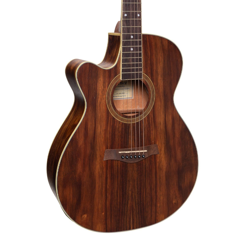 SFC-18L-RWD-Sanchez Left Handed Acoustic-Electric Small Body Cutaway Guitar (Rosewood)-Living Music
