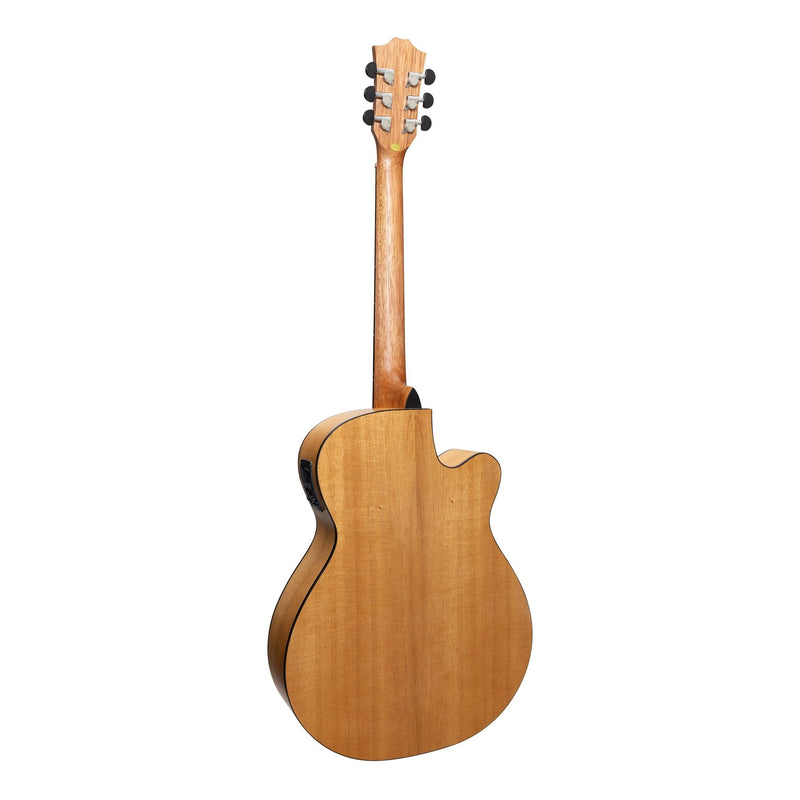 SFC-18L-SA-Sanchez Left Handed Acoustic-Electric Small Body Cutaway Guitar (Spruce/Acacia)-Living Music