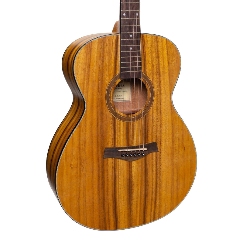 -Sanchez Left Handed Acoustic Small Body Guitar (Koa)-Living Music