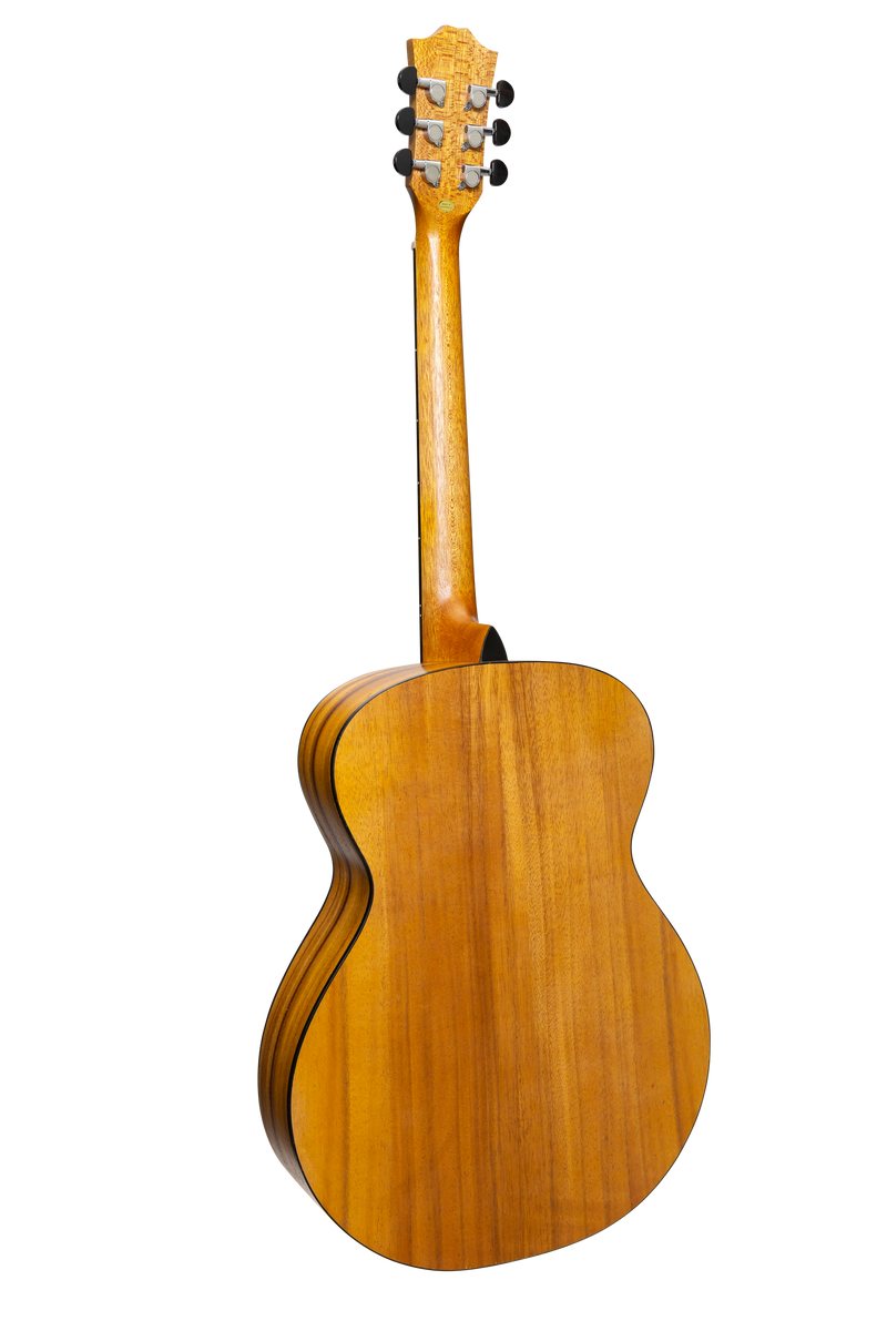 -Sanchez Left Handed Acoustic Small Body Guitar Pack (Koa)-Living Music