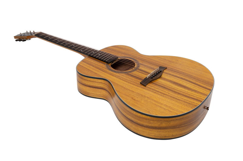 SP-F2L-KOA-Sanchez Left Handed Acoustic Small Body Guitar Pack (Koa)-Living Music