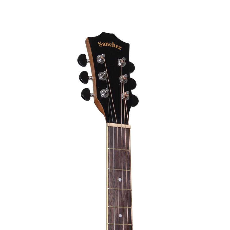SF-18L-RWD-Sanchez Left Handed Acoustic Small Body Guitar (Rosewood)-Living Music