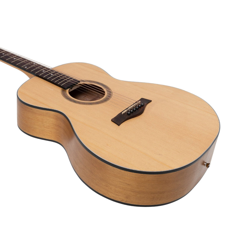 SF-18L-SA-Sanchez Left Handed Acoustic Small Body Guitar (Spruce/Acacia)-Living Music