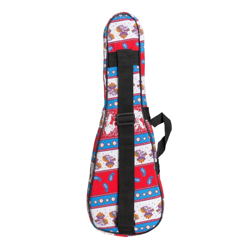 -Sanchez Padded Soprano Ukulele Gig Bag (Elephants)-Living Music