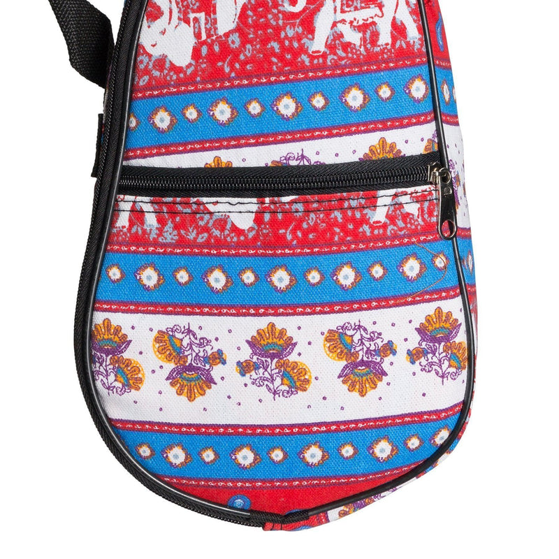 -Sanchez Padded Soprano Ukulele Gig Bag (Elephants)-Living Music