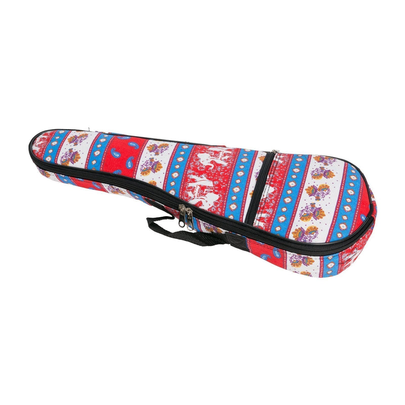 -Sanchez Padded Soprano Ukulele Gig Bag (Elephants)-Living Music