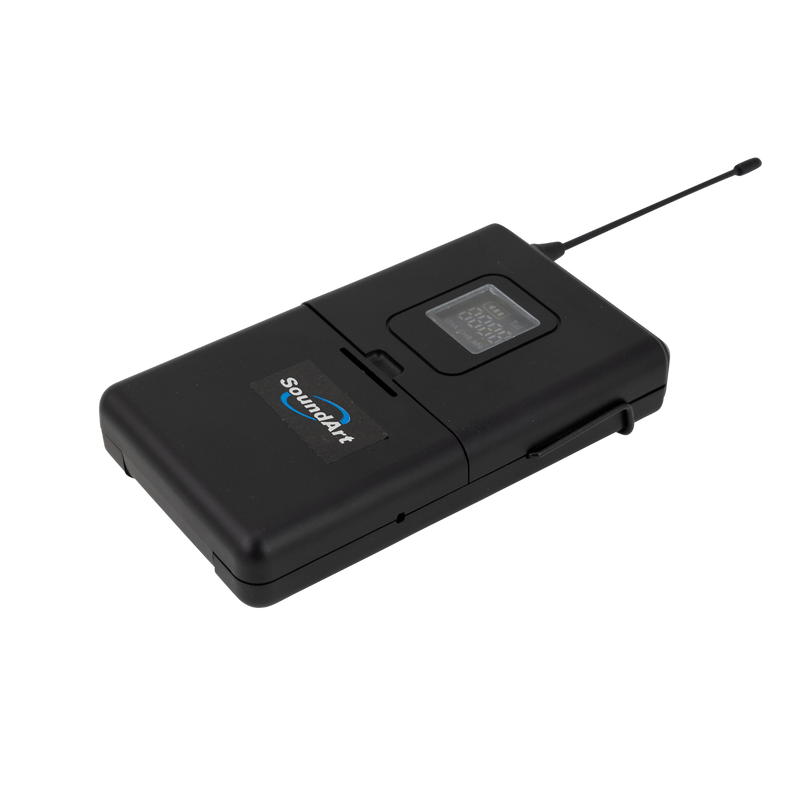 PWA-100-D-SoundArt 100 Watt Rechargeable Wireless PA System with DVD Player-Living Music