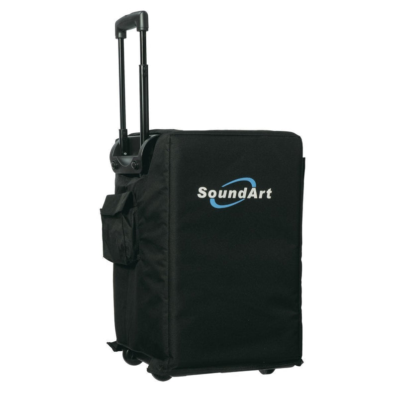 -SoundArt 100 Watt Rechargeable Wireless PA System with MP3 Player-Living Music