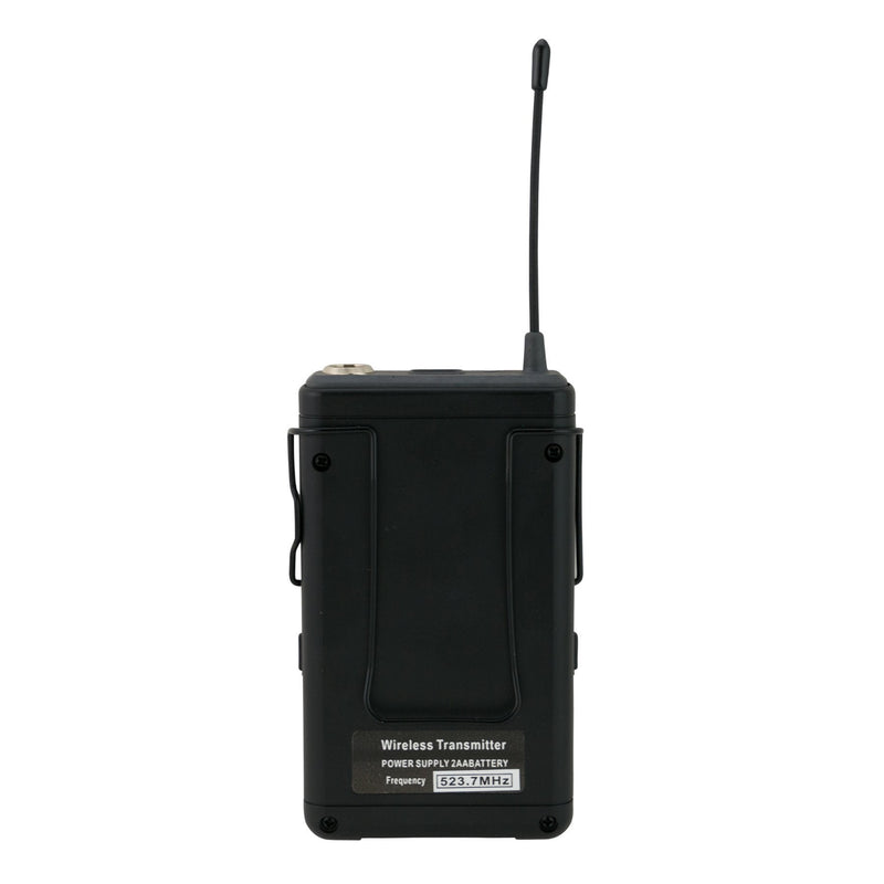 SPM-W6400D-SoundArt 6 Channel 400 Watt Dual Wireless Powered Mixer PA System with DVD Player-Living Music