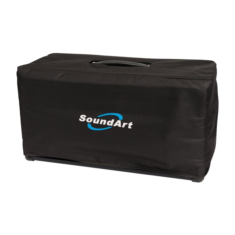 -SoundArt 6 Channel 400 Watt Dual Wireless Powered Mixer PA System with DVD Player-Living Music