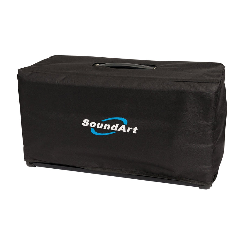 -SoundArt 6 Channel 400 Watt Dual Wireless Powered Mixer PA System with MP3 Player-Living Music