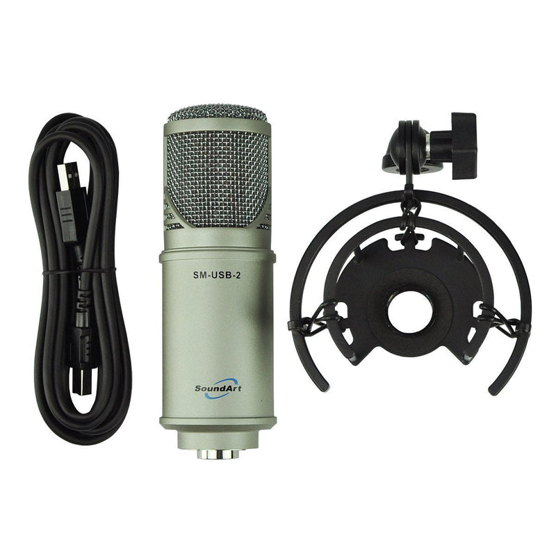 -SoundArt Podcasting USB Condenser Microphone-Living Music