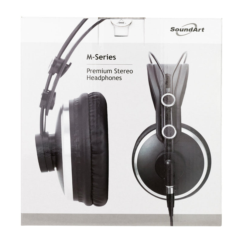 SHP-M98-BLK-SoundArt Professional Premium Closed Back Studio Headphones-Living Music